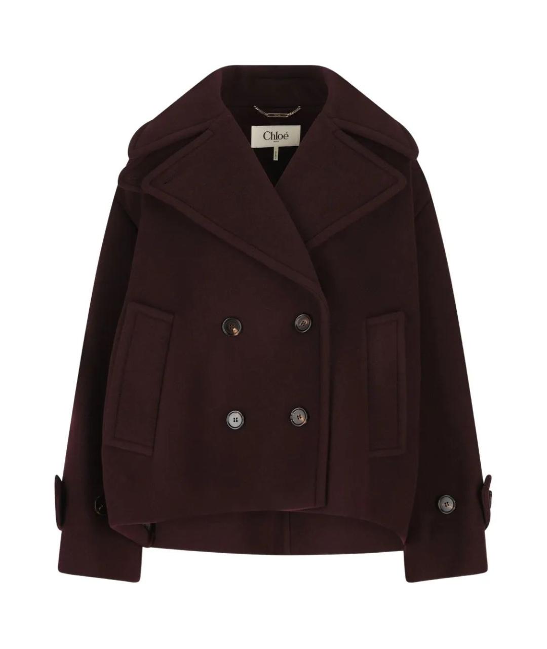 CHLOE Шерстяное пальто, фото 5