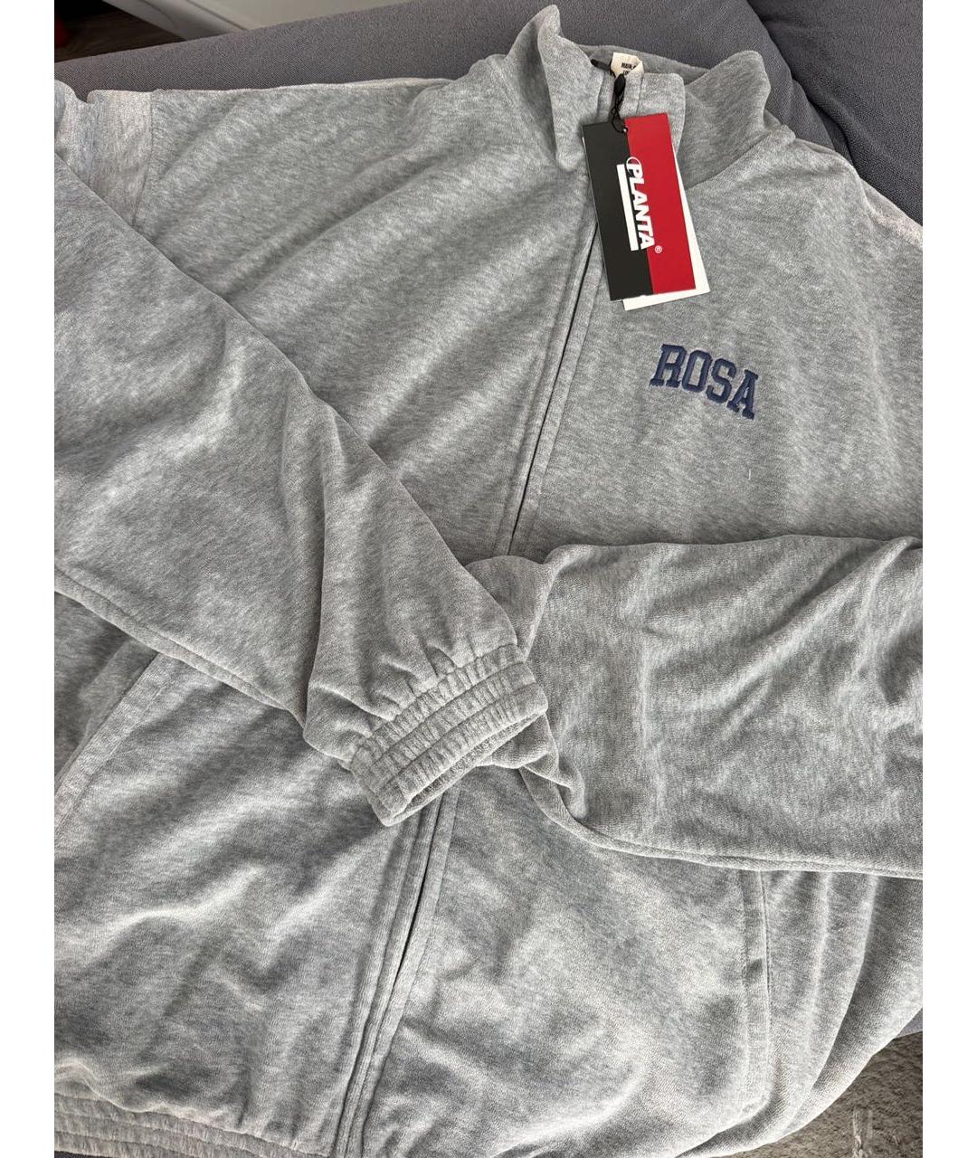 PLANTA ROSA Серая бархатная куртка, фото 2