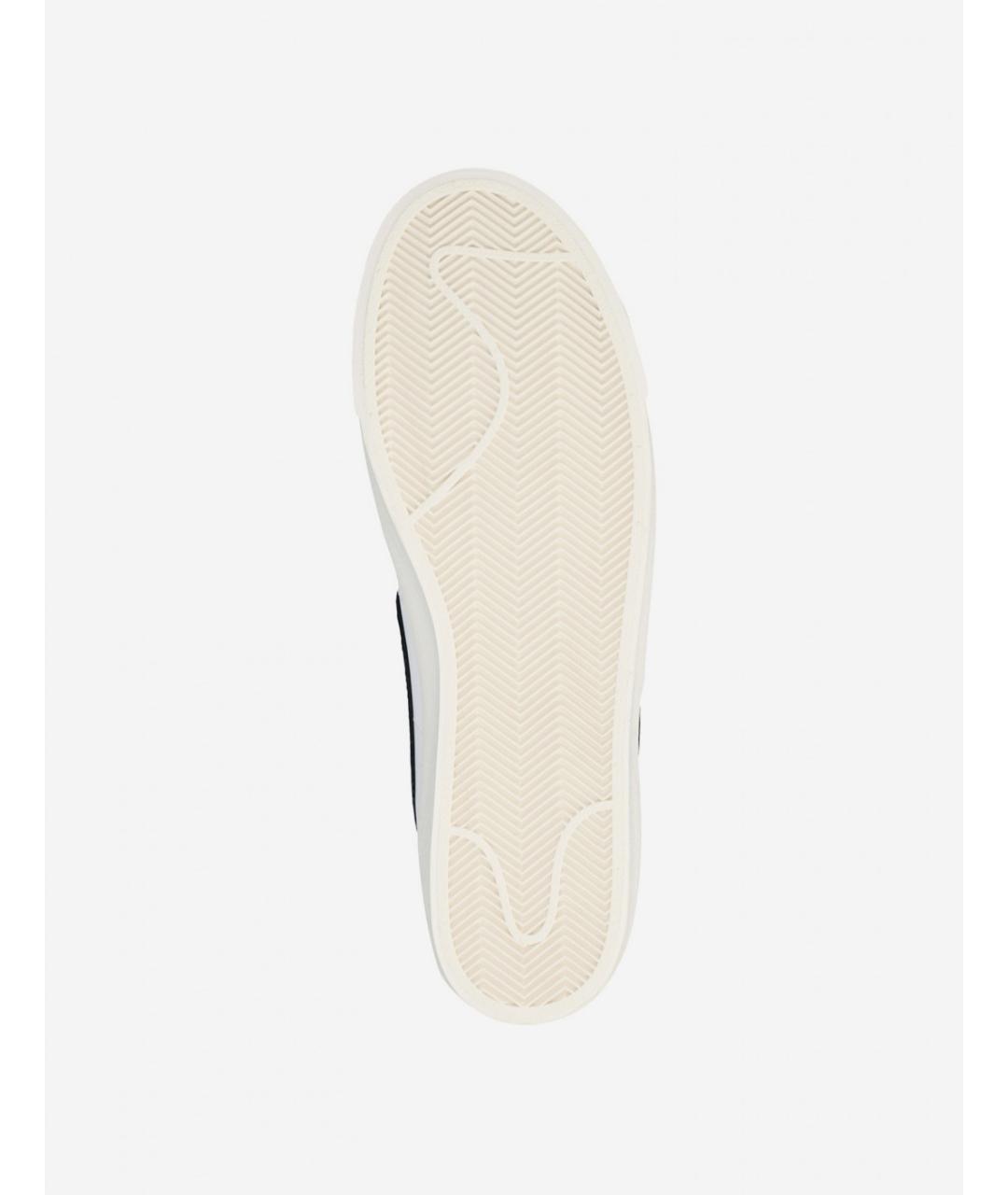 NIKE Белые кожаные высокие кроссовки / кеды, фото 4