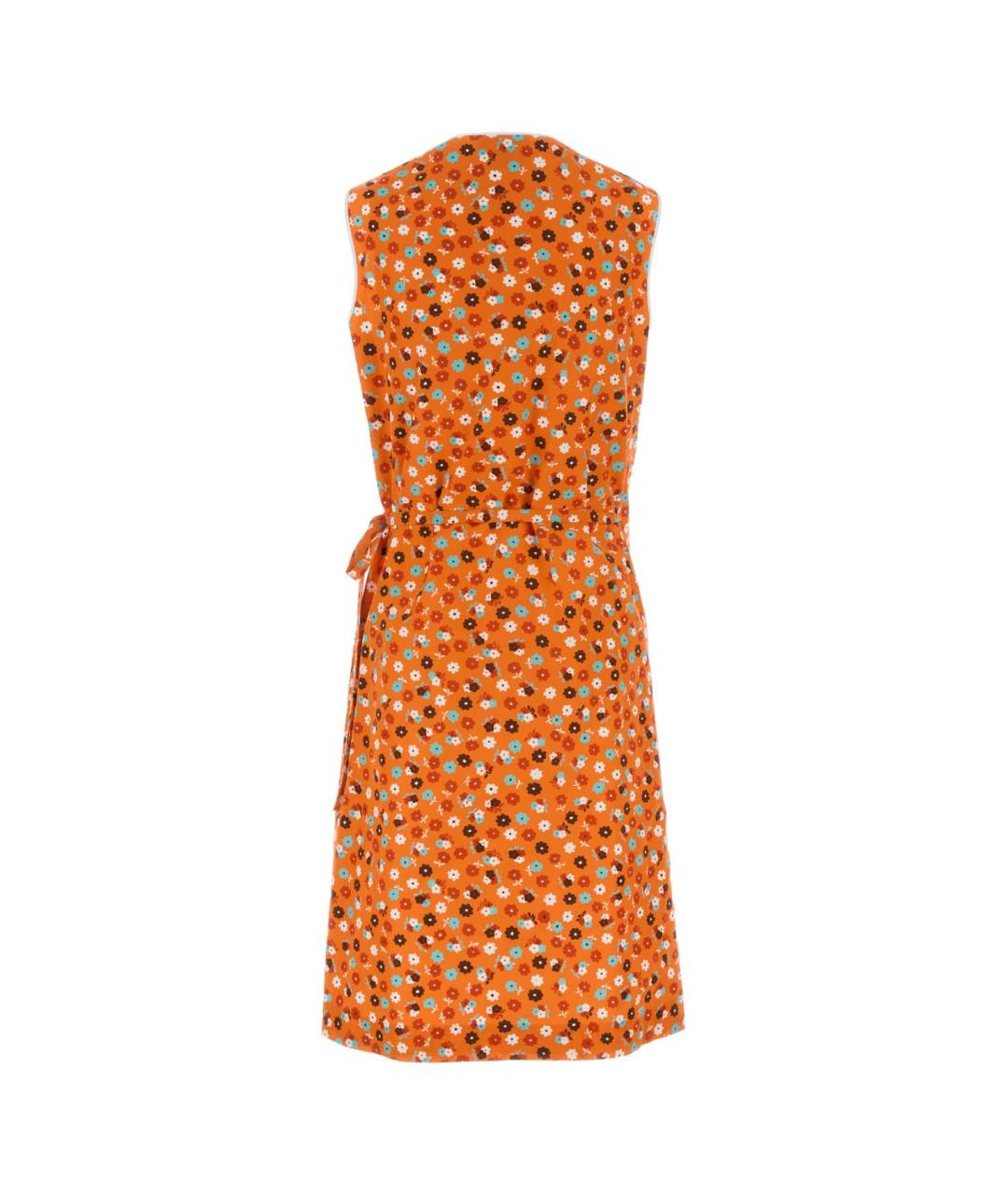 MIU MIU Мульти полиэстеровое платье, фото 2