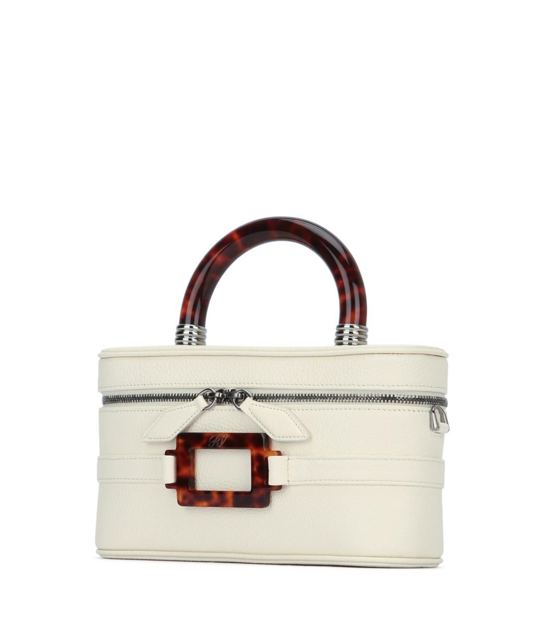 ROGER VIVIER Белая сумка с короткими ручками, фото 2
