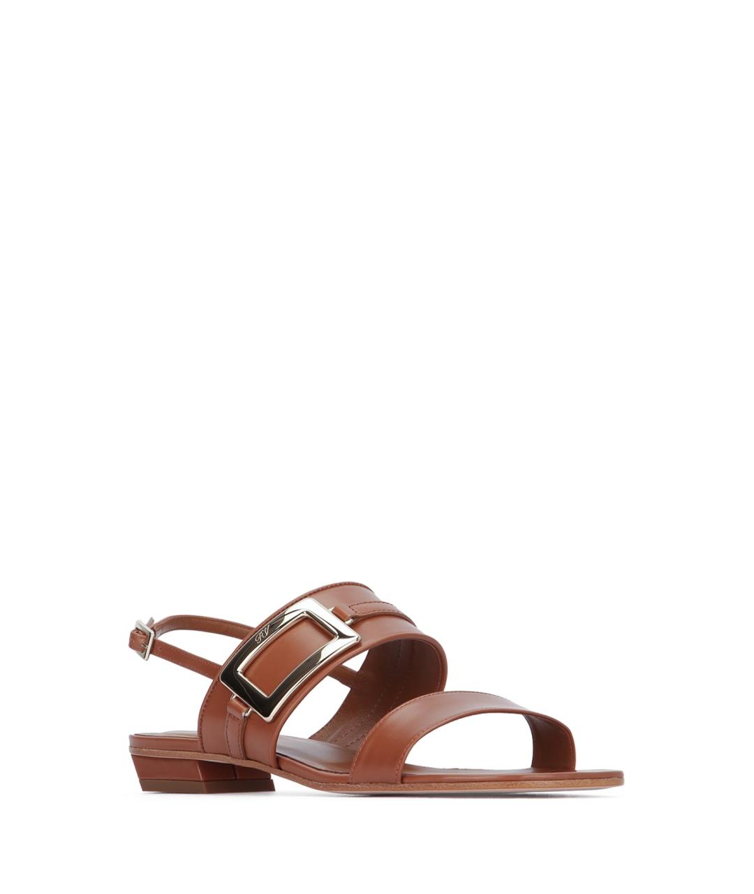 ROGER VIVIER Коричневые босоножки, фото 2