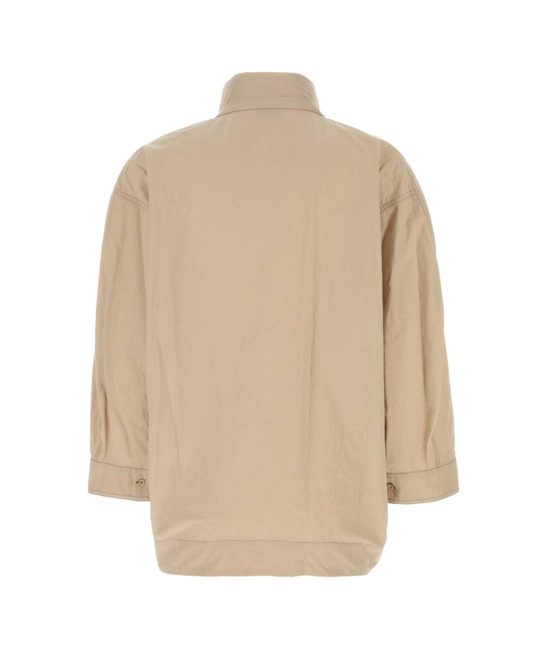 LEMAIRE Бежевая хлопковая рубашка, фото 2