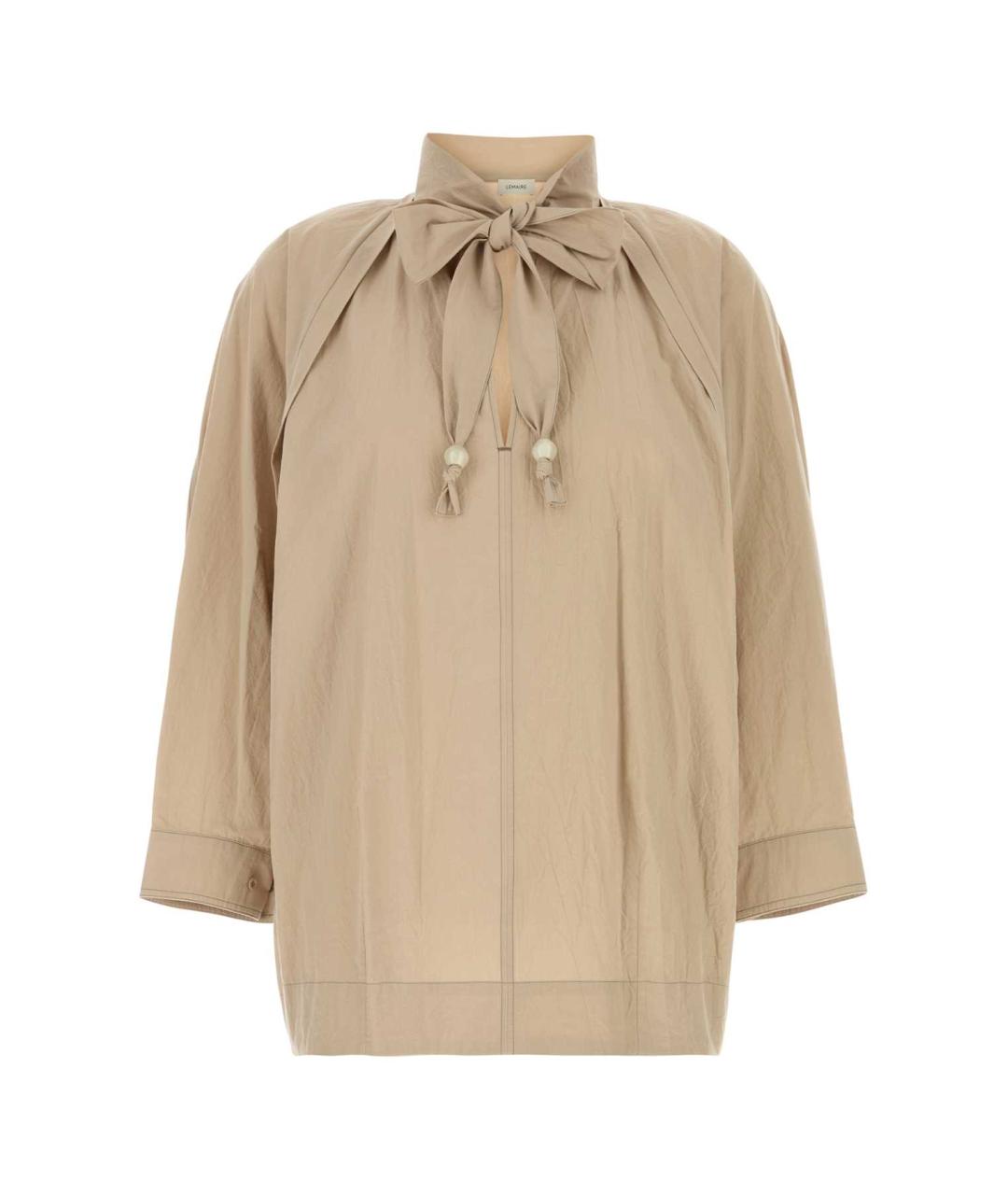 LEMAIRE Бежевая хлопковая рубашка, фото 1