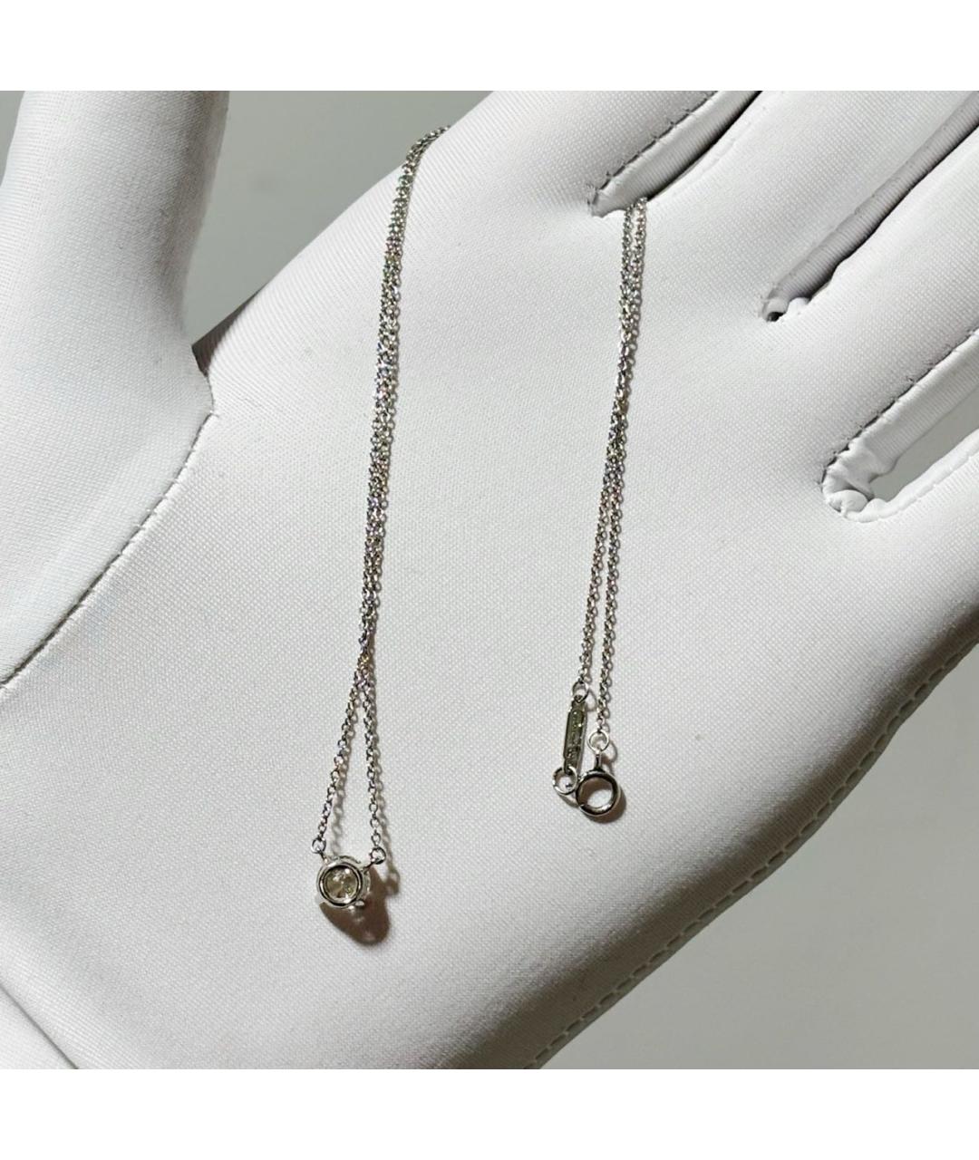 TIFFANY&CO Серебряное платиновое колье, фото 4