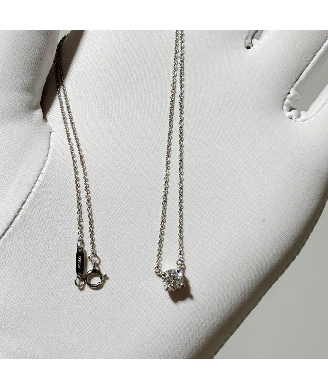 TIFFANY&CO Серебряное платиновое колье, фото 5