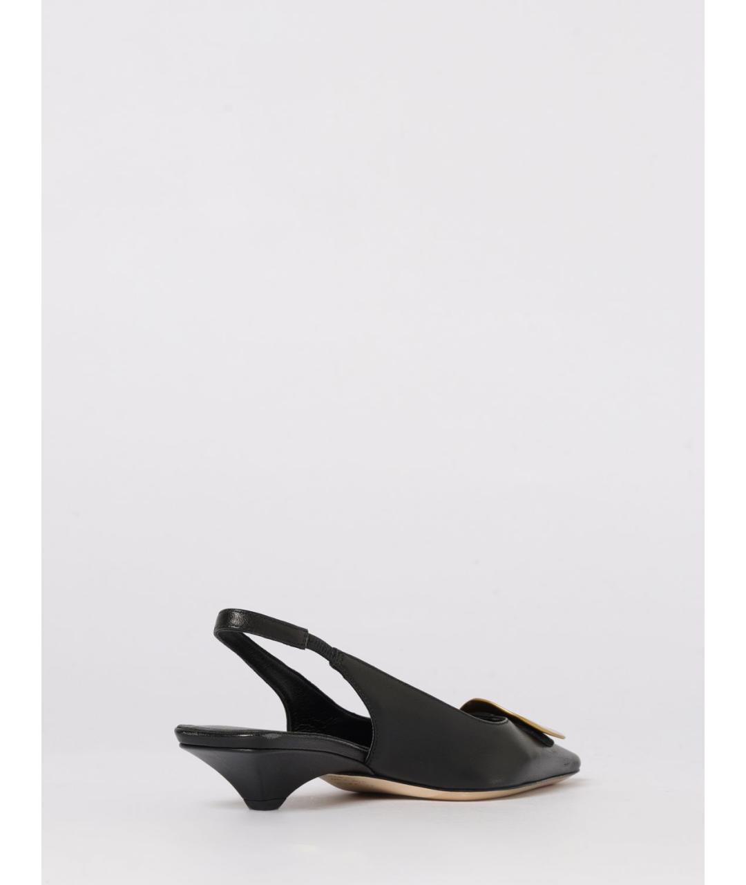 VIC MATIE Черные кожаные туфли, фото 3