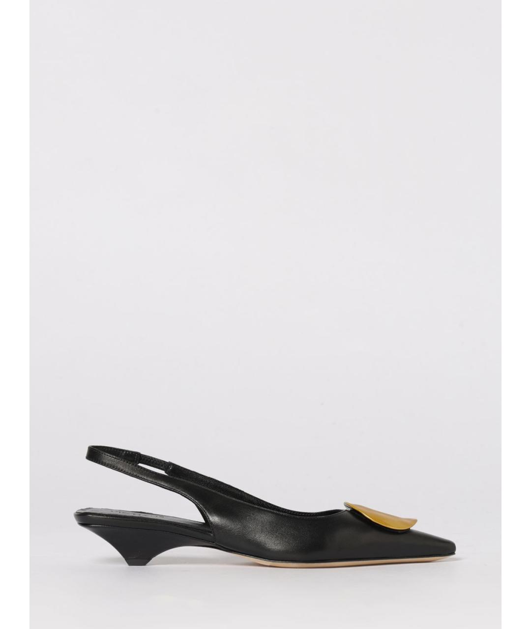 VIC MATIE Черные кожаные туфли, фото 4