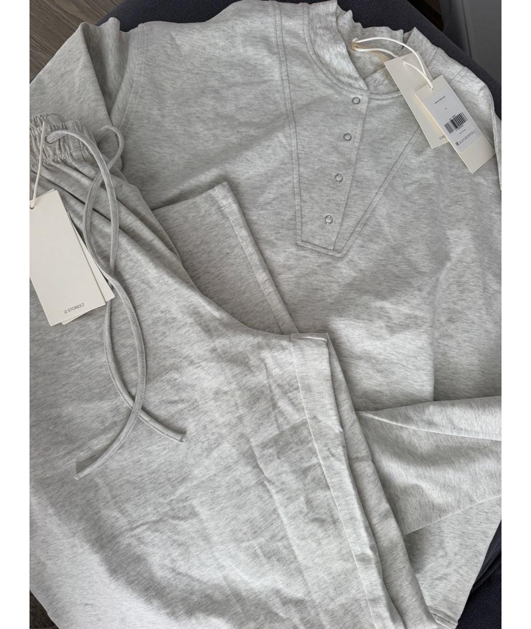12 STOREEZ Серый хлопковый спортивные костюмы, фото 8
