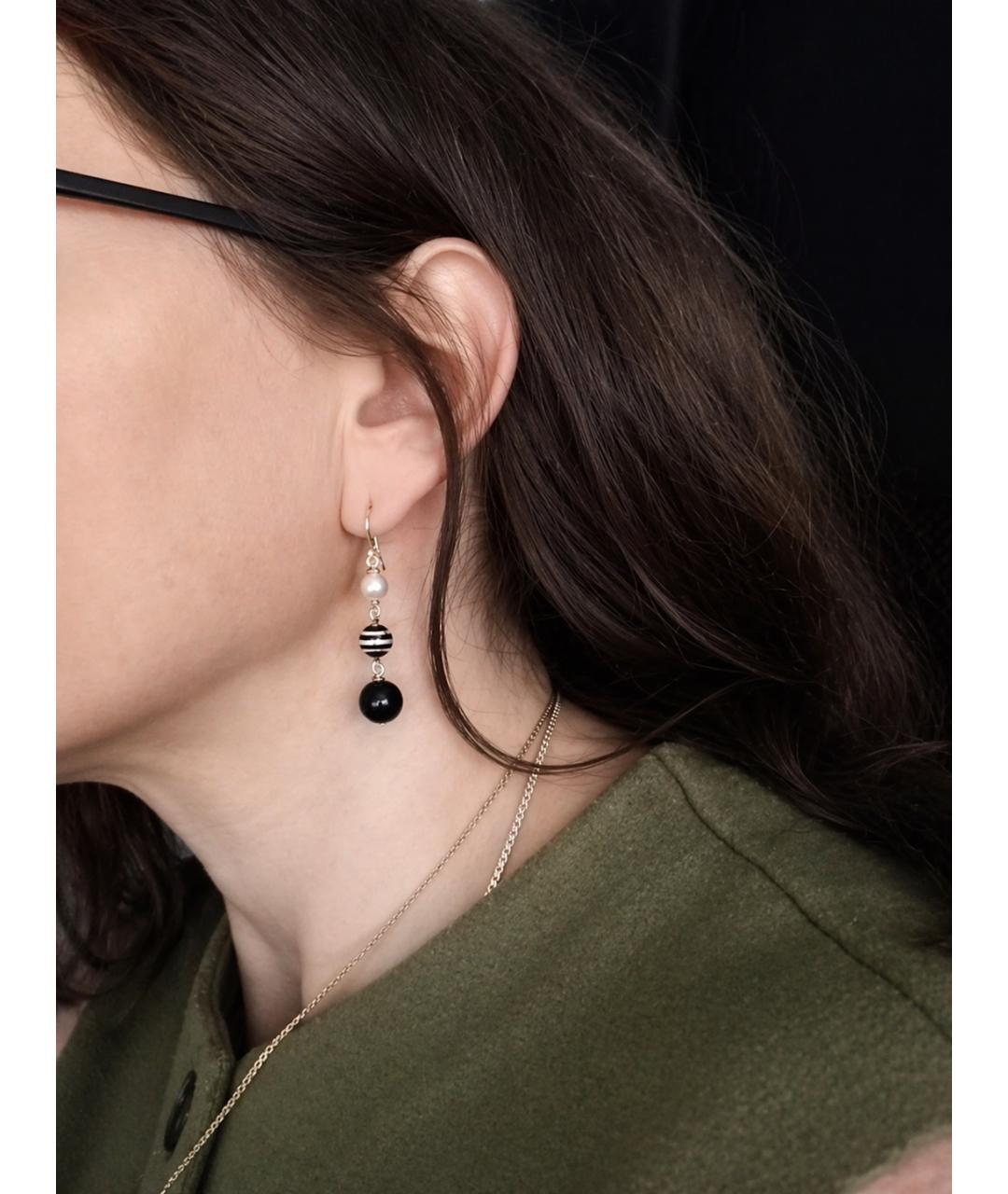 MONTBLANC Серебряные серебряные серьги, фото 4