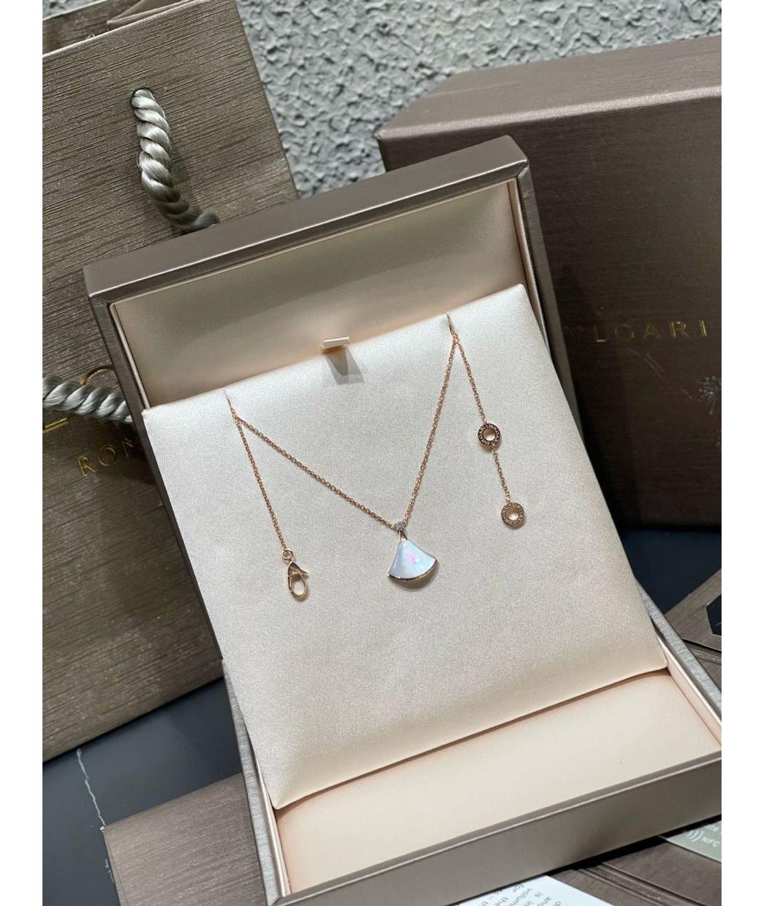 BVLGARI Золотое колье из розового золота, фото 2