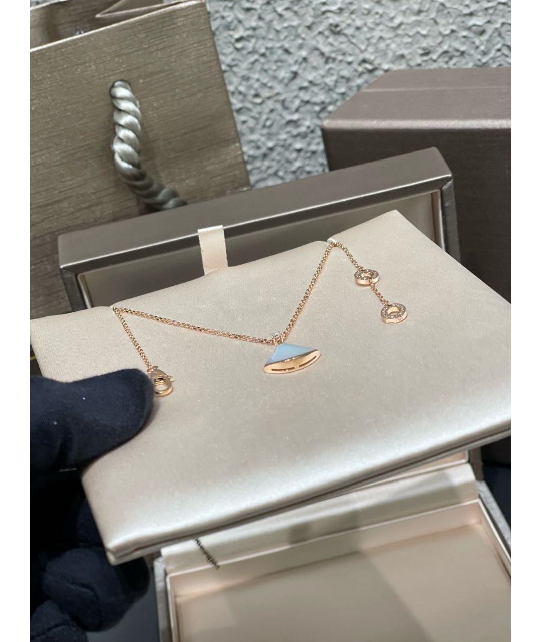 BVLGARI Золотое колье из розового золота, фото 6