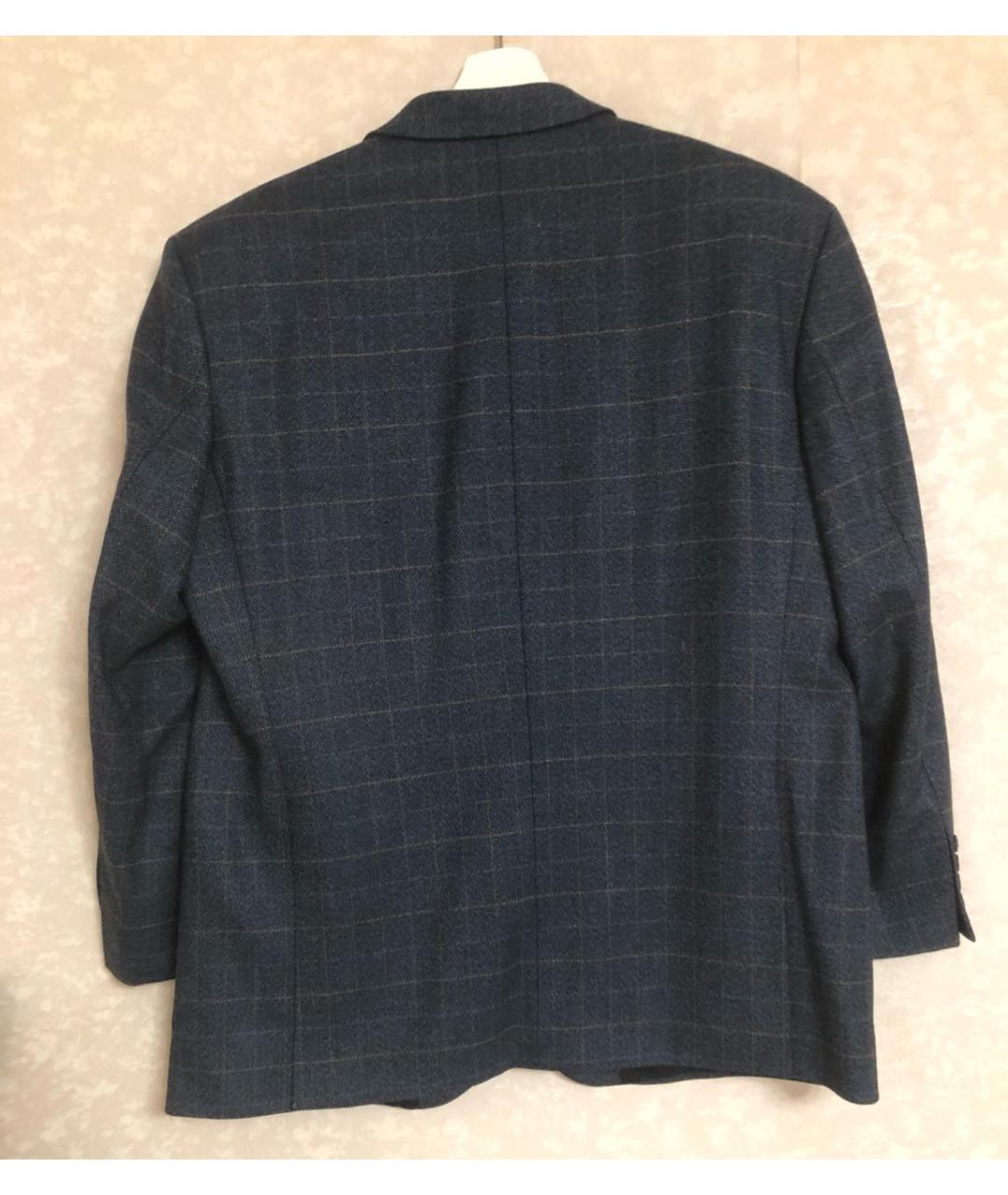 YVES SAINT LAURENT BEAUTY Темно-синий шерстяной пиджак, фото 2