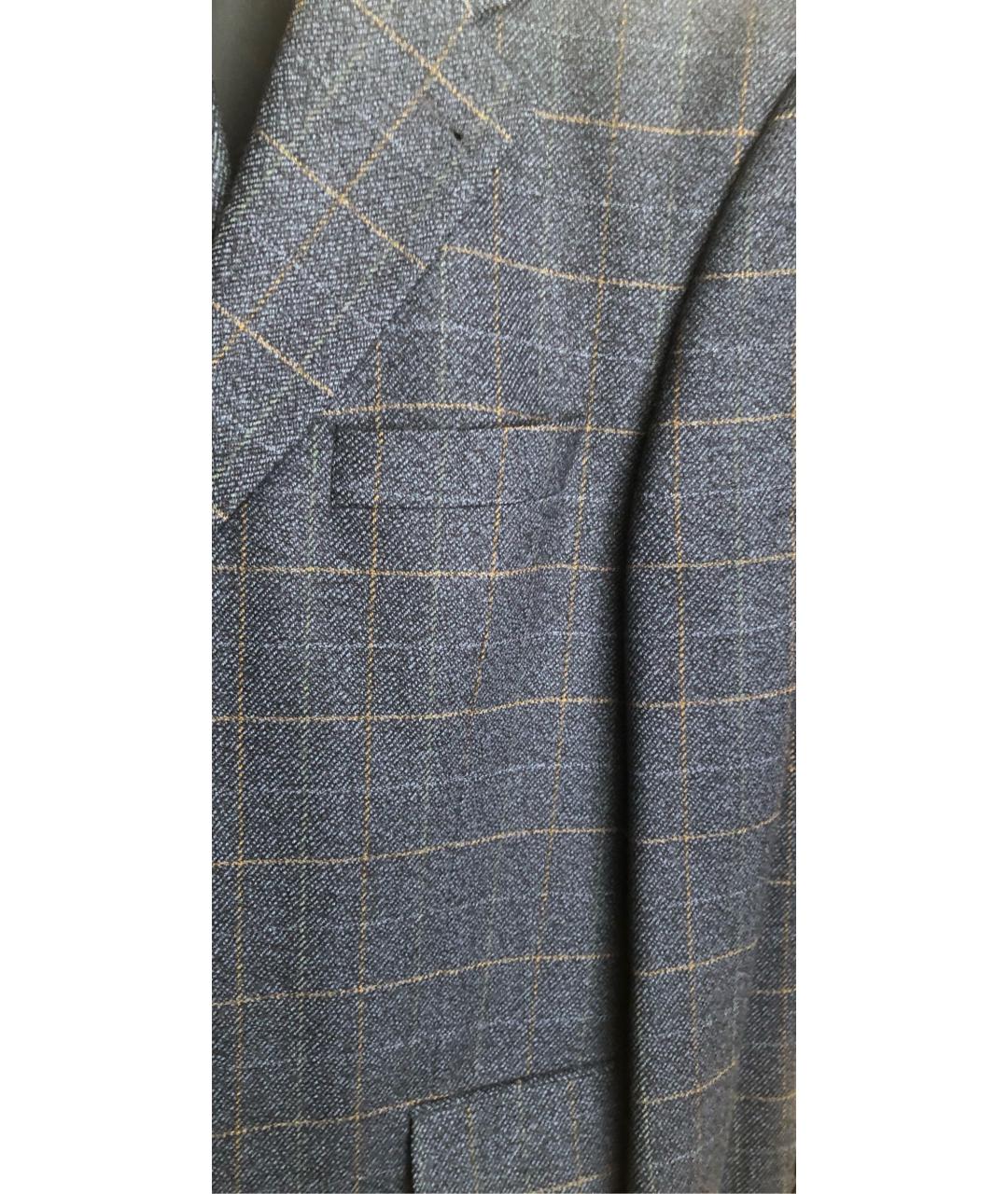 YVES SAINT LAURENT BEAUTY Темно-синий шерстяной пиджак, фото 4