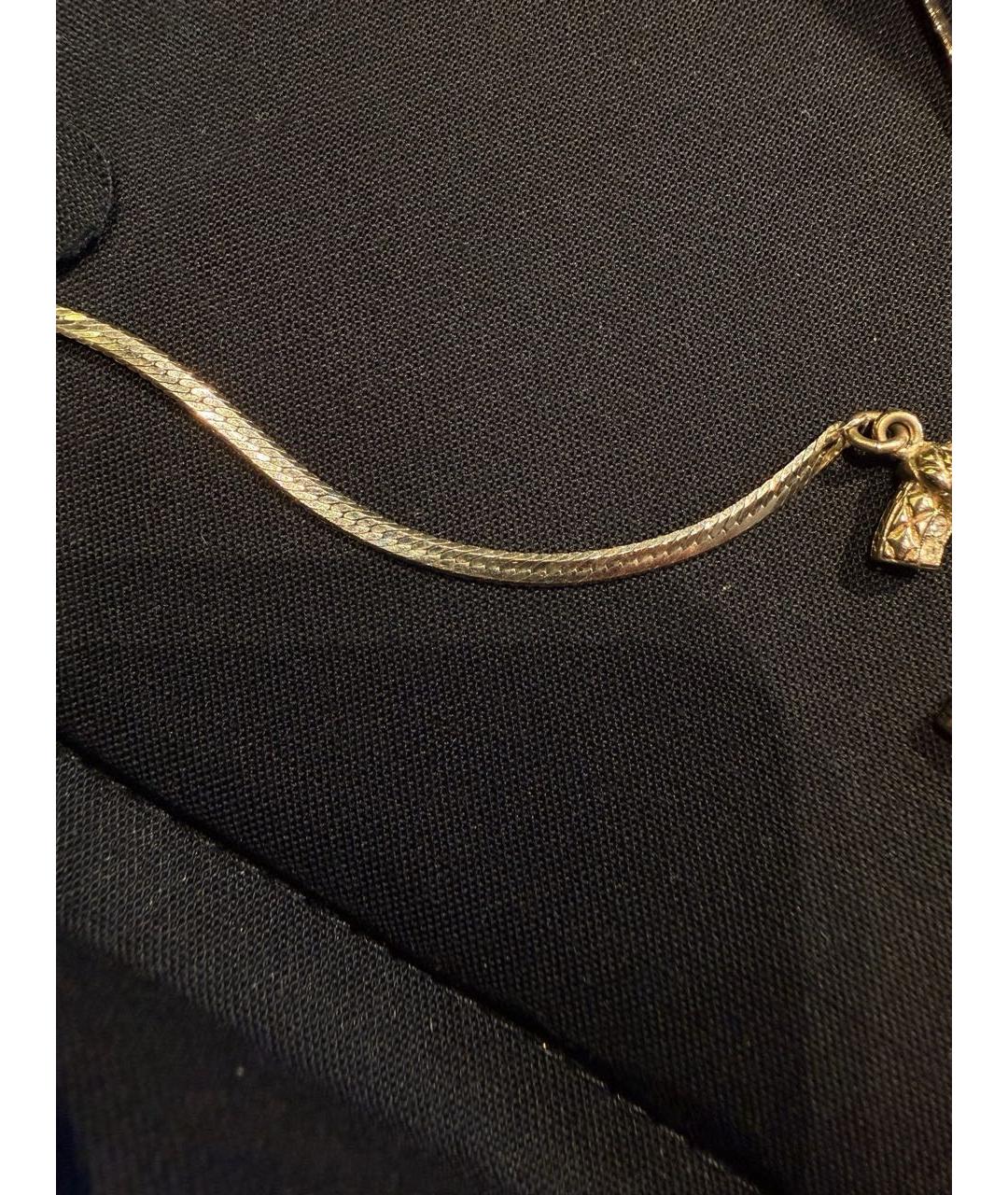 CHANEL Золотое металлическое колье, фото 7