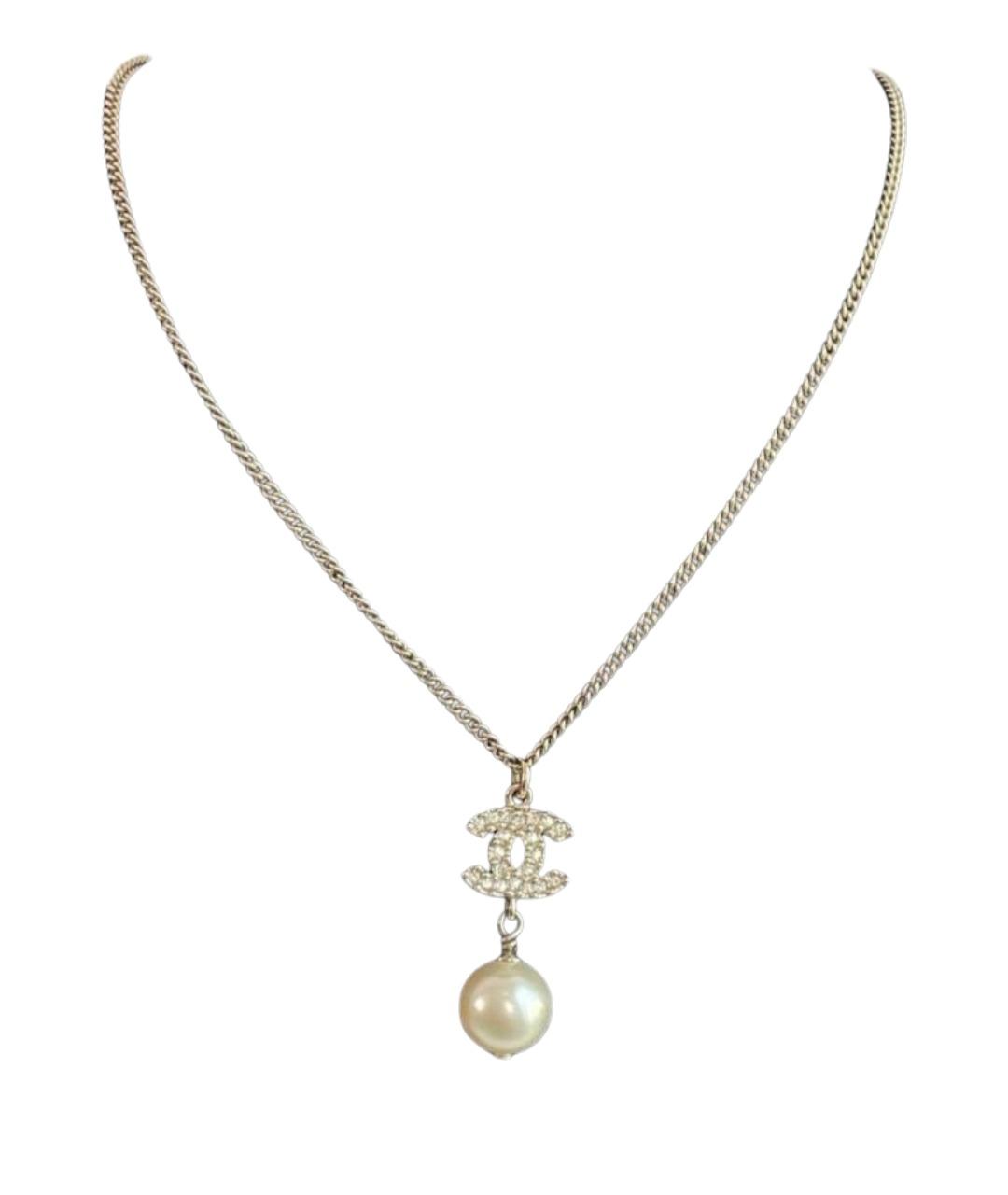 CHANEL Золотая металлическая подвеска, фото 1