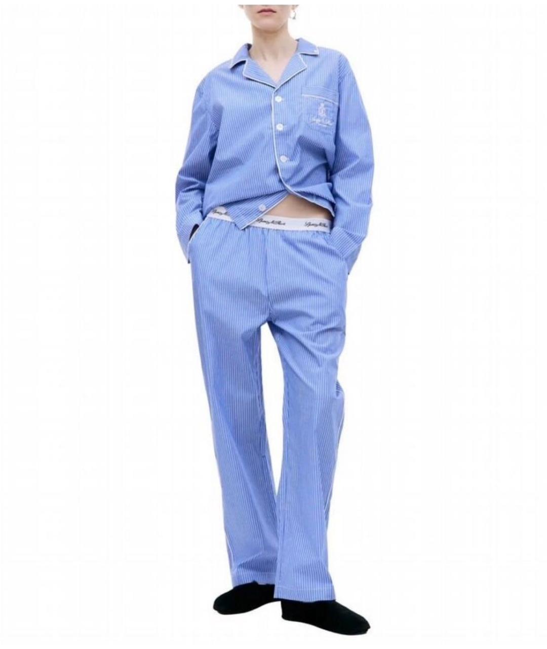 SPORTY AND RICH Хлопковые прямые брюки, фото 4