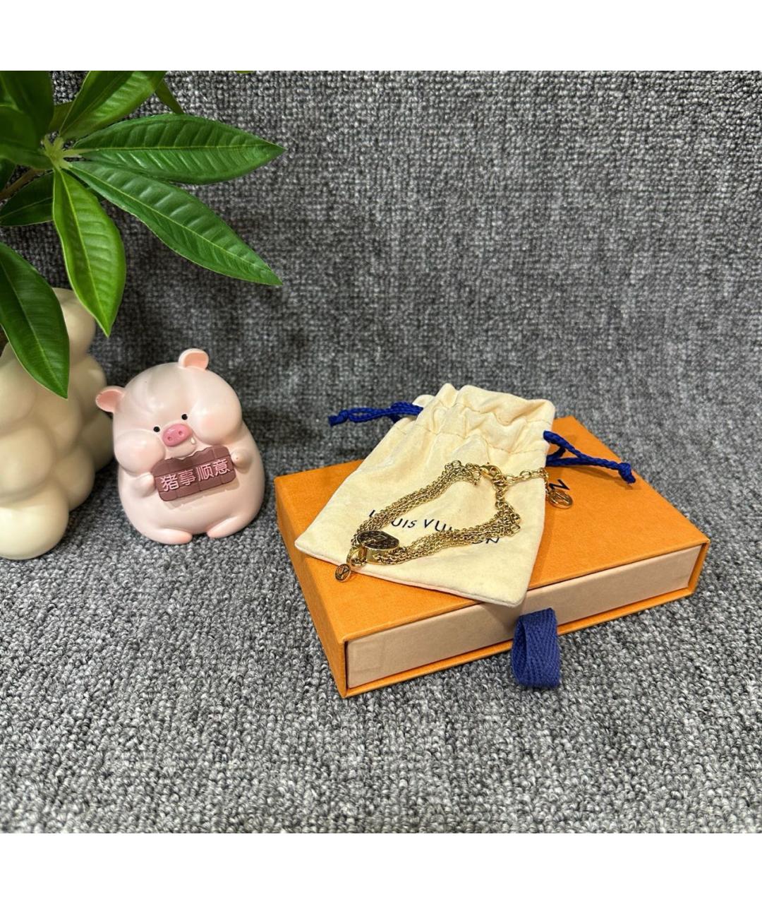 LOUIS VUITTON Золотой браслет, фото 5