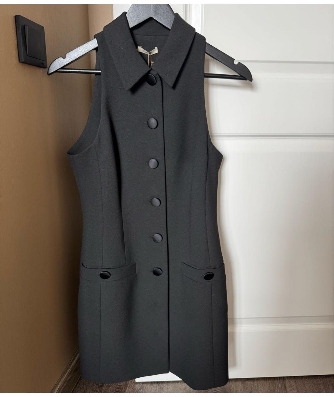 12 STOREEZ Черное полиэстеровое коктейльное платье, фото 4