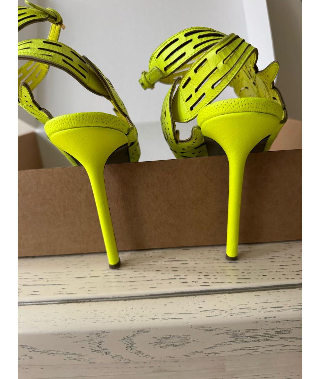 SERGIO ROSSI Кожаные босоножки, фото 3