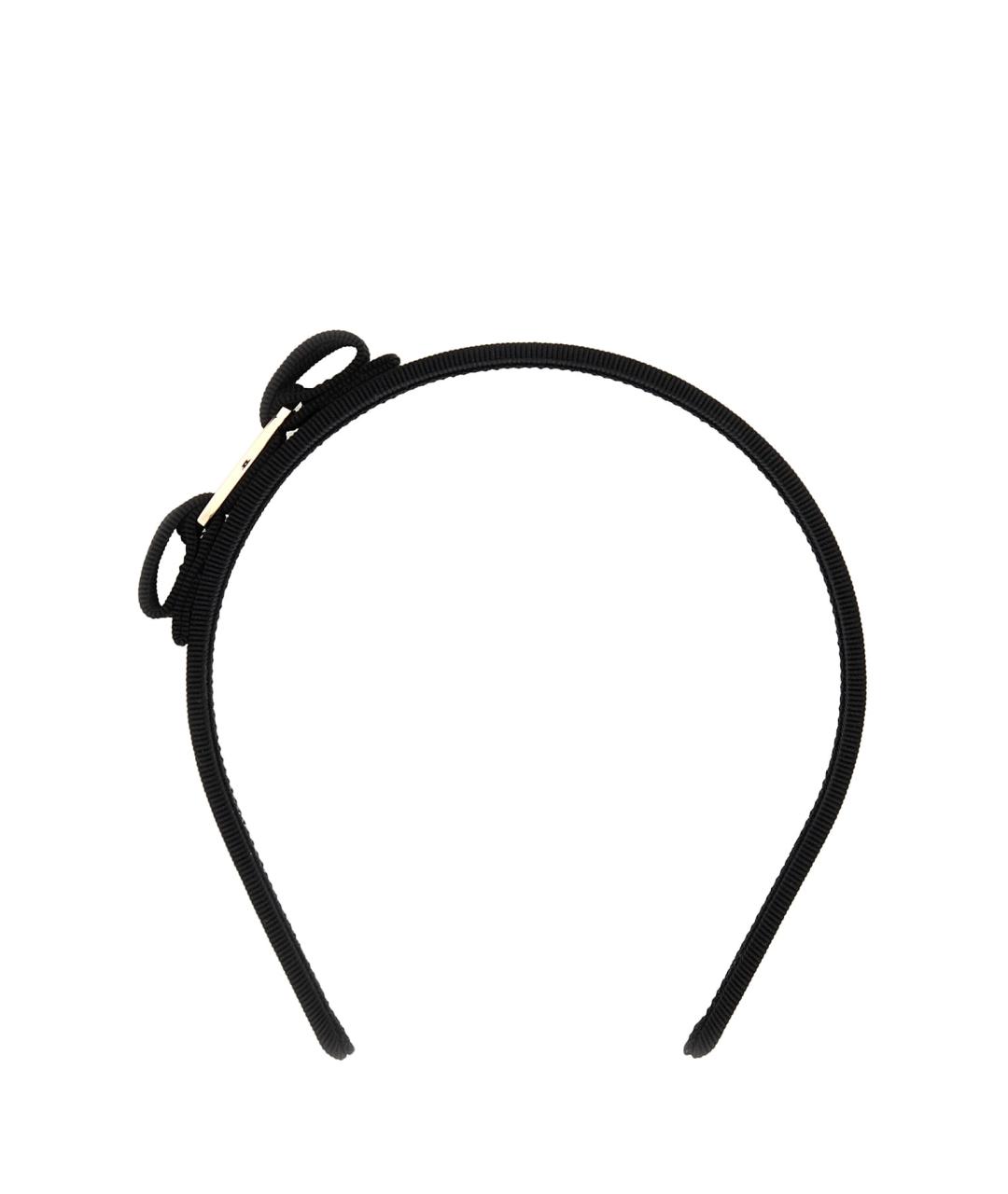 FERRAGAMO Черный ободок, фото 1