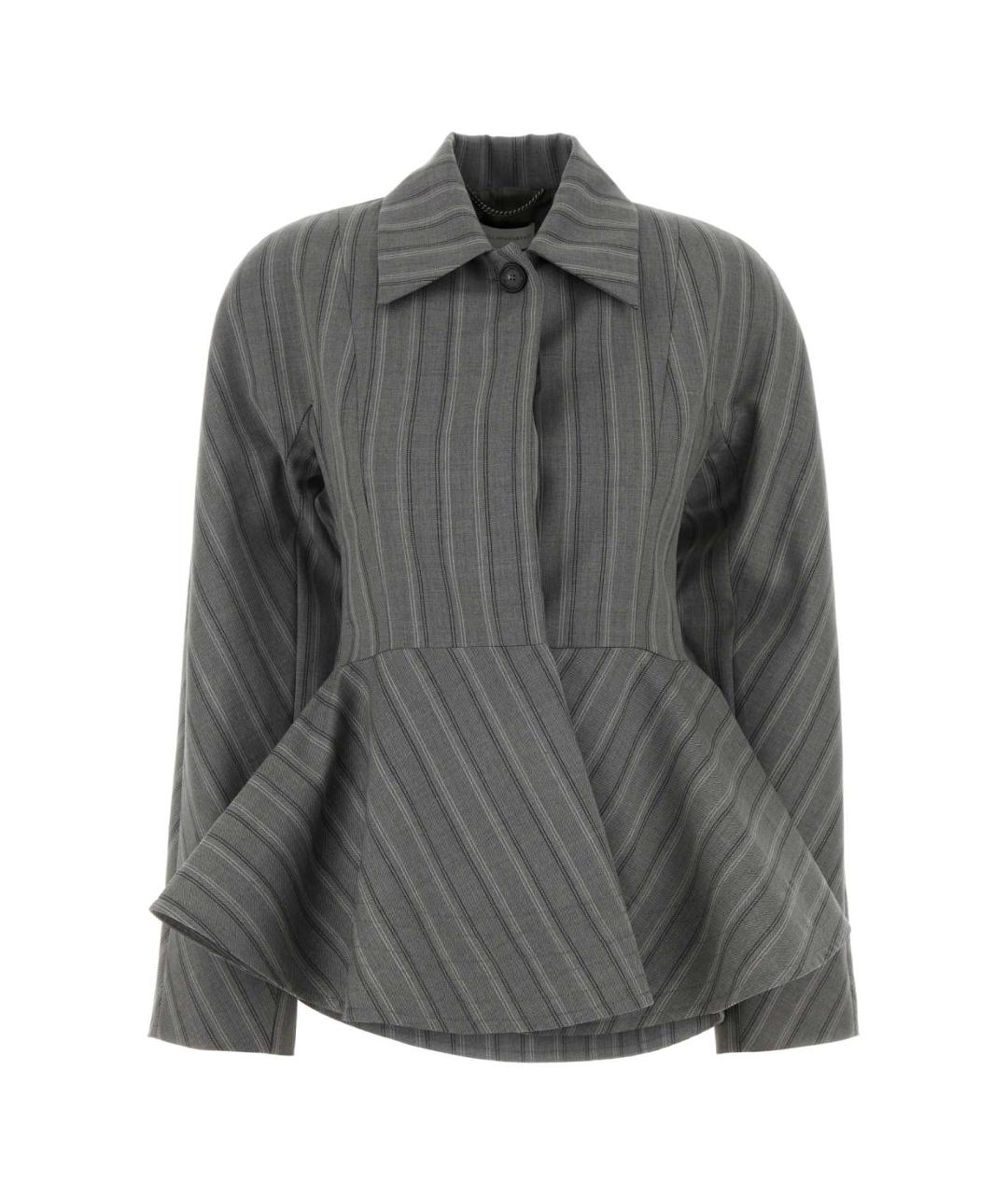 STELLA MCCARTNEY Серый шерстяной жакет/пиджак, фото 1