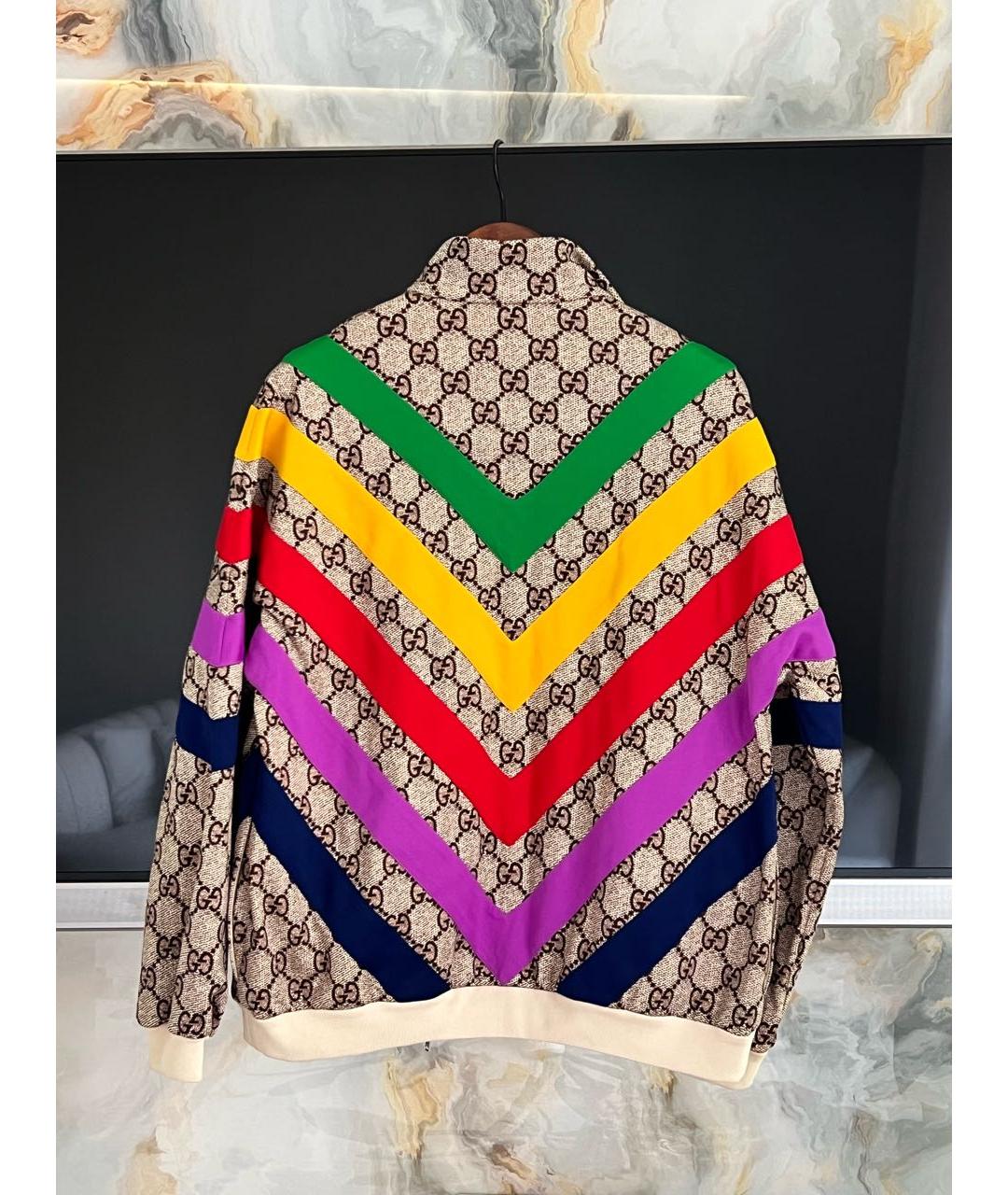 GUCCI Бежевый хлопковый спортивные костюмы, фото 3