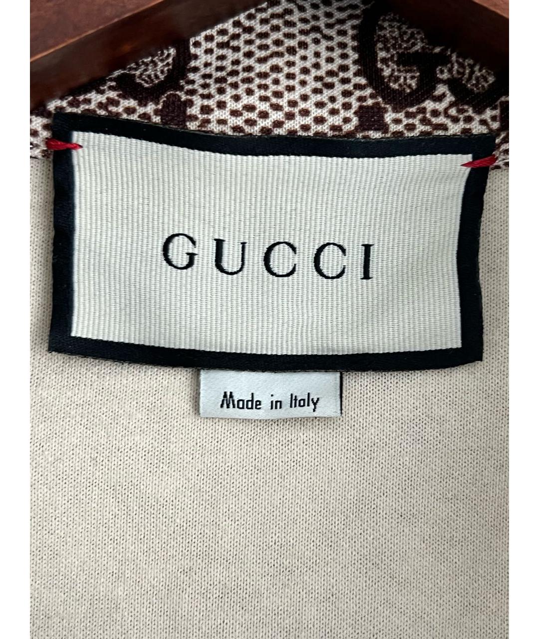 GUCCI Бежевый хлопковый спортивные костюмы, фото 5