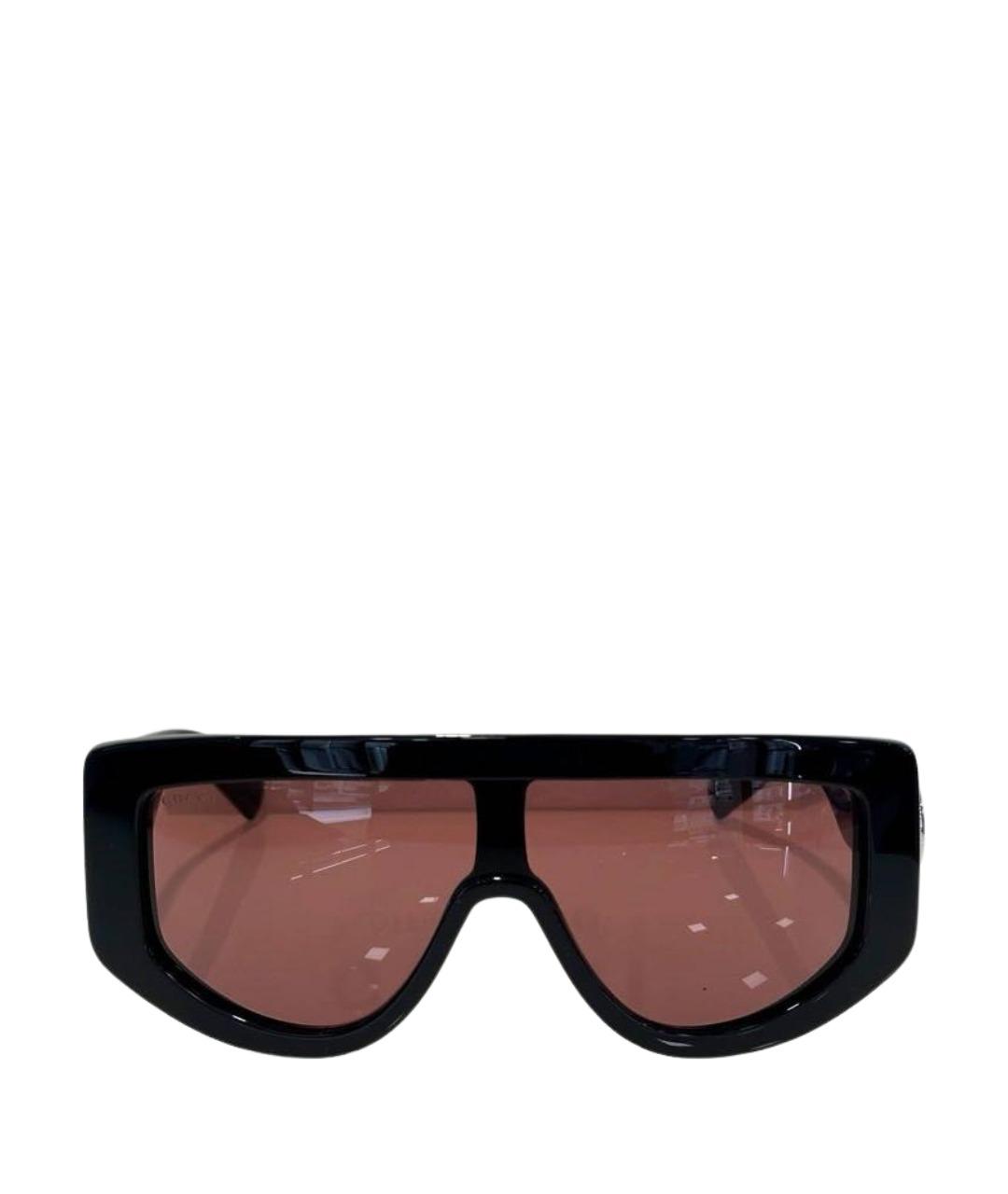 GUCCI Черные пластиковые солнцезащитные очки, фото 1