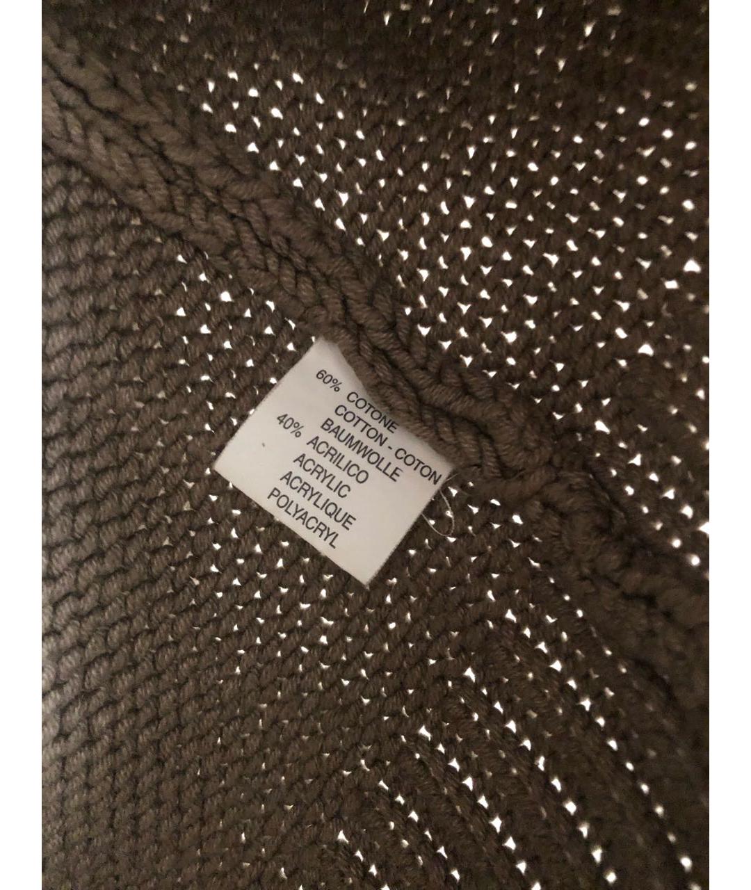 CANALI Хаки хлопковый джемпер / свитер, фото 5