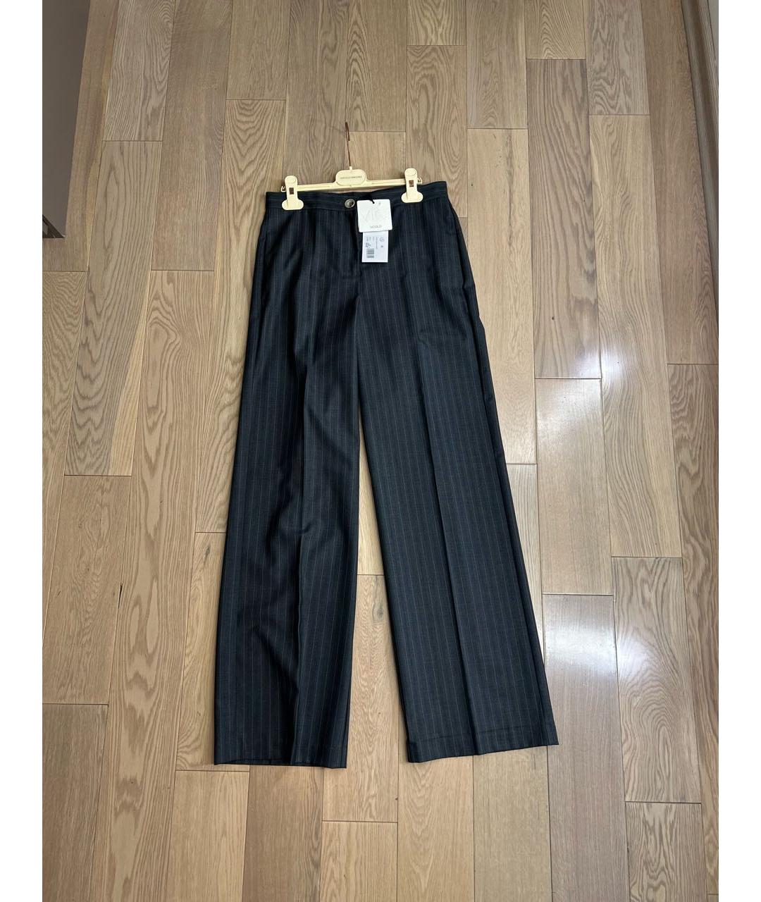 VICOLO Серый вискозный костюм с брюками, фото 2