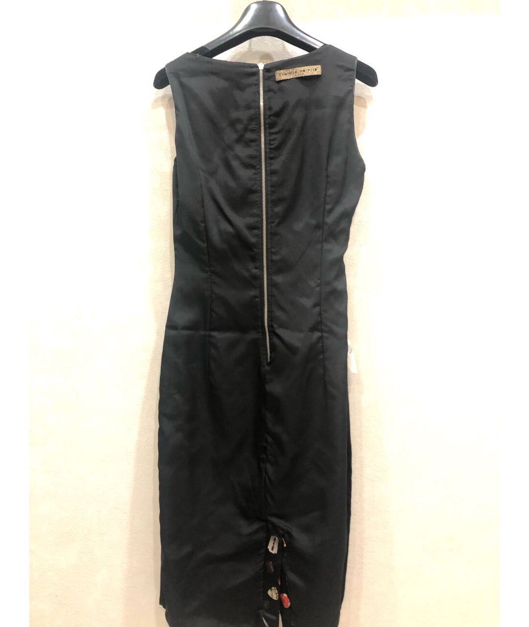 FRANKIE MORELLO Черное полиамидовое платье, фото 3