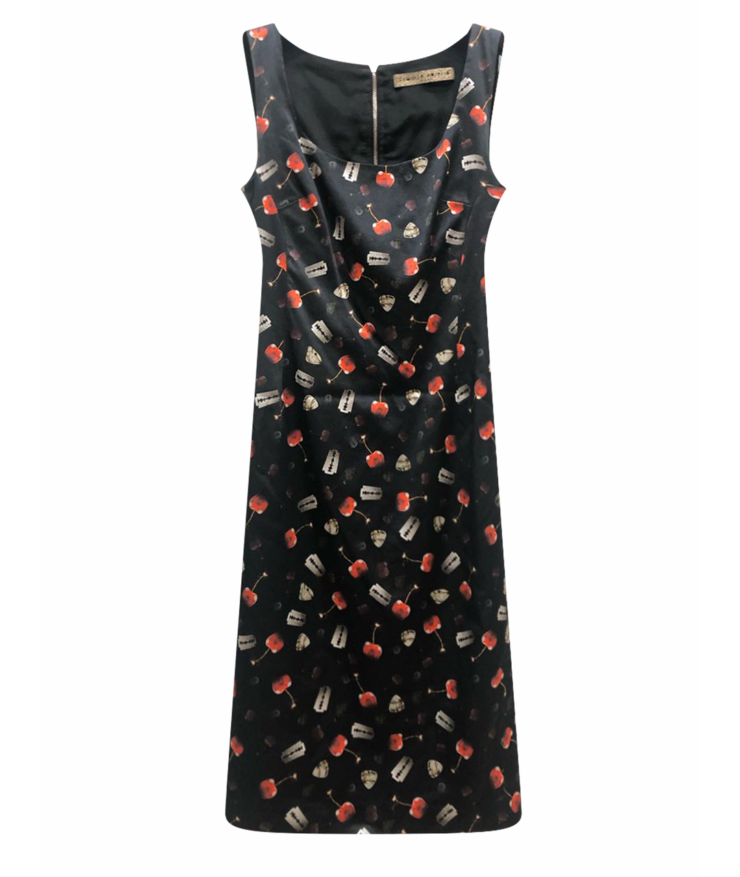 FRANKIE MORELLO Черное полиамидовое платье, фото 1