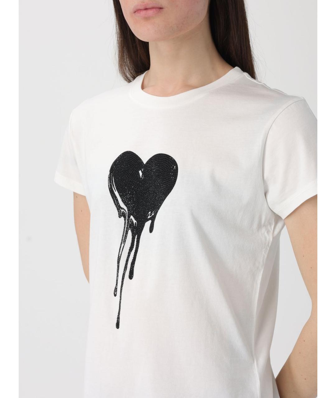 ZADIG & VOLTAIRE Белая хлопковая футболка, фото 3
