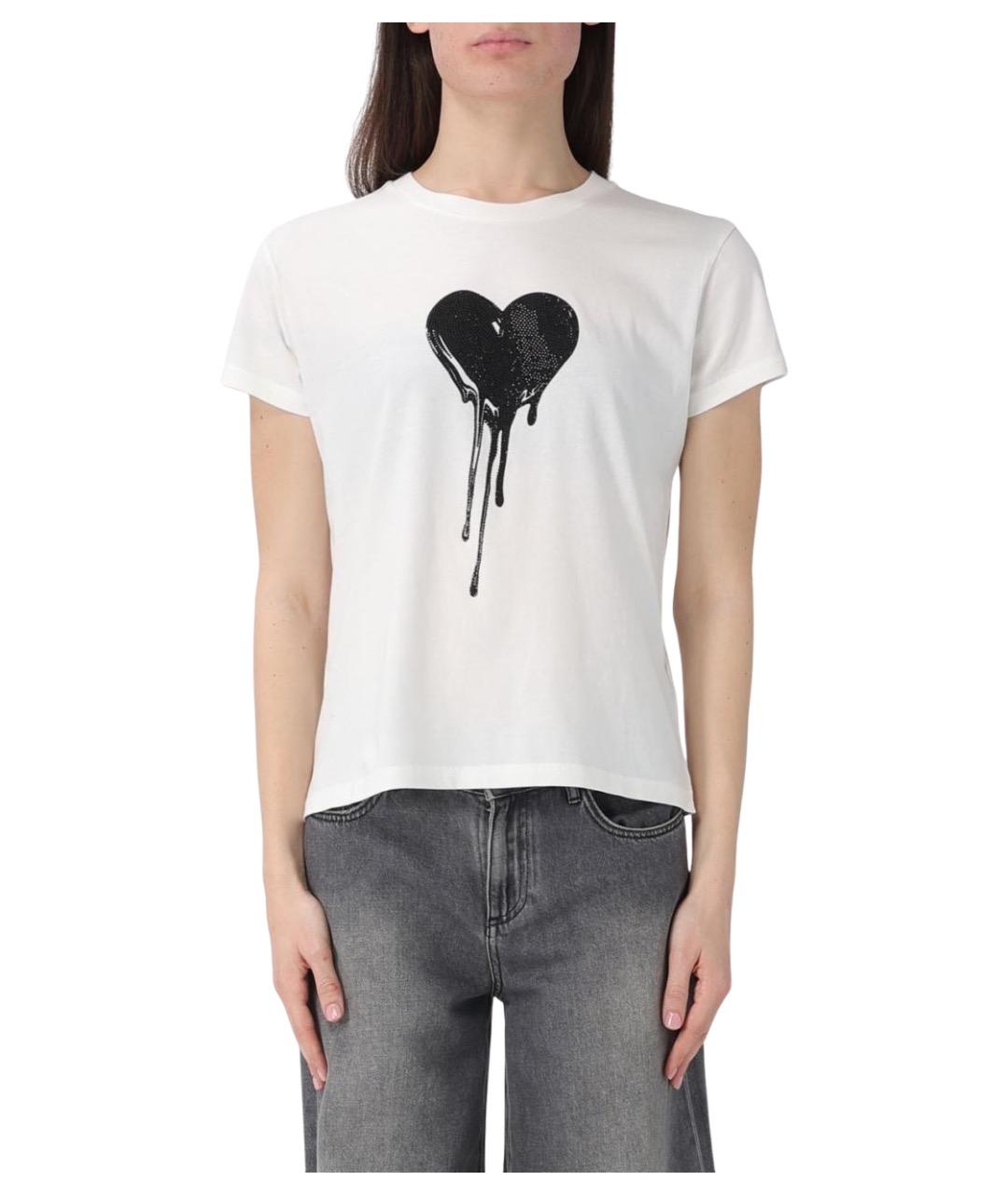 ZADIG & VOLTAIRE Белая хлопковая футболка, фото 1