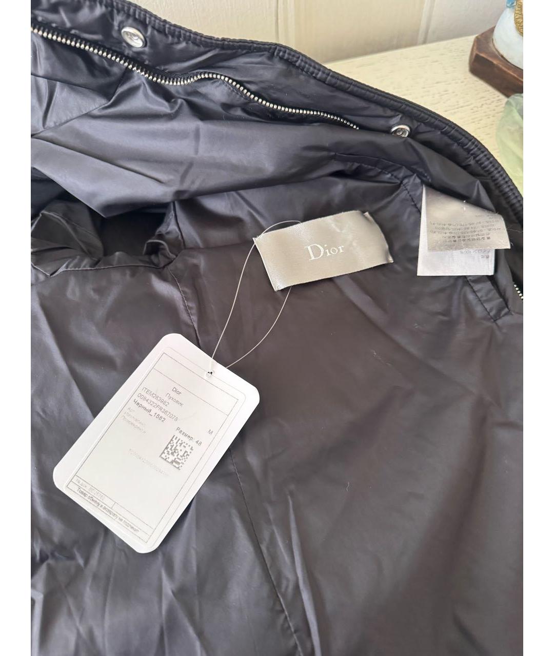 CHRISTIAN DIOR Черная полиамидовая куртка, фото 4