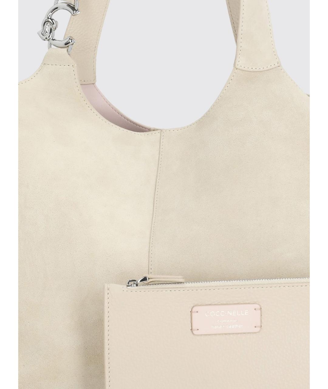COCCINELLE Бежевая сумка через плечо, фото 4