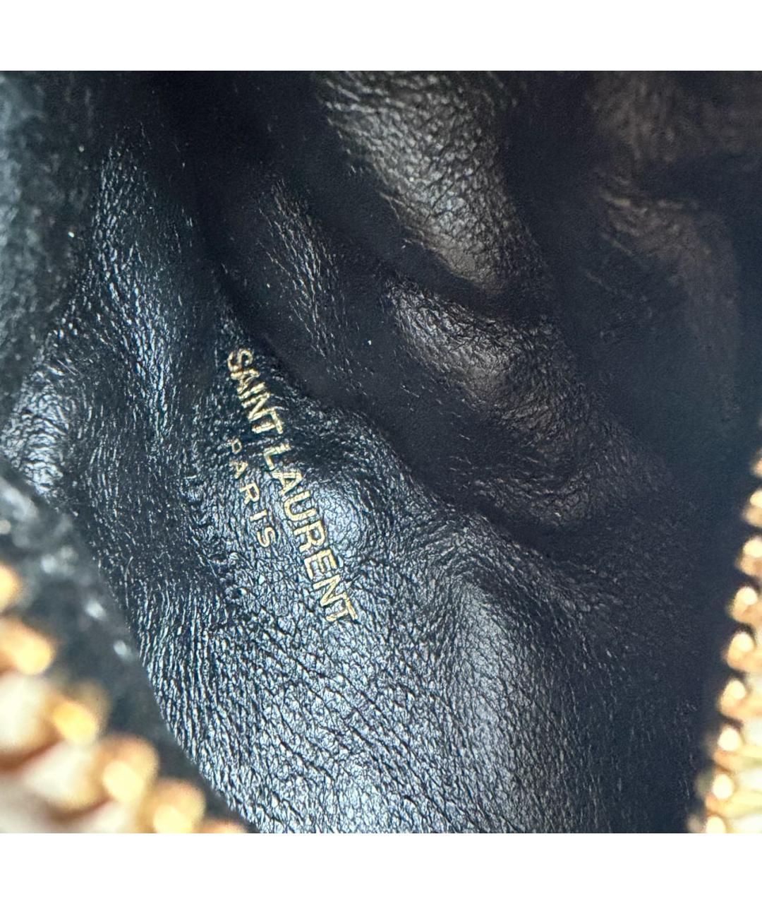 SAINT LAURENT Бежевая ключница, фото 8