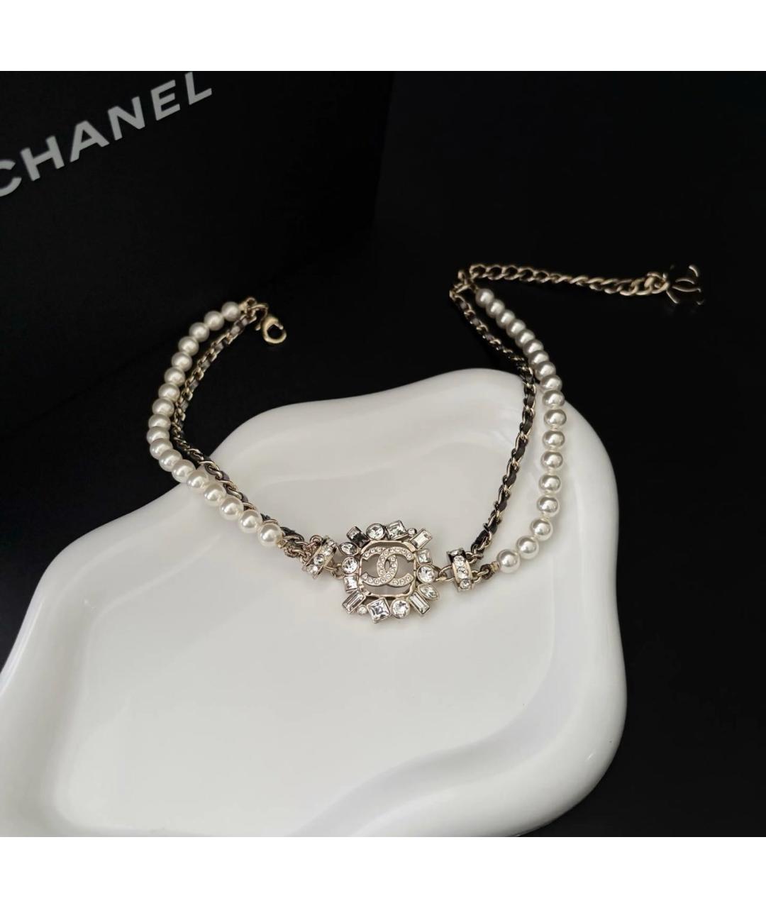 CHANEL Золотое колье, фото 6