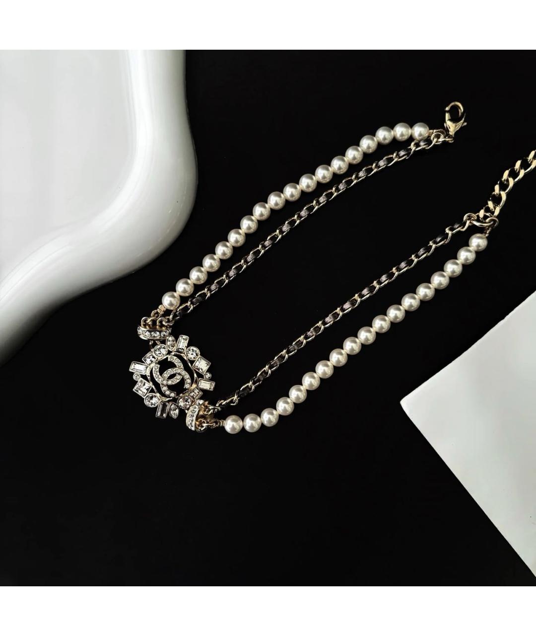 CHANEL Золотое колье, фото 7