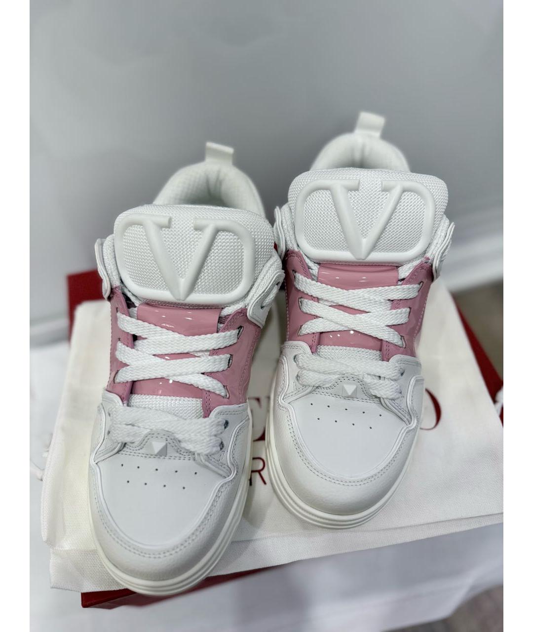 VALENTINO Белые кожаные кеды, фото 3