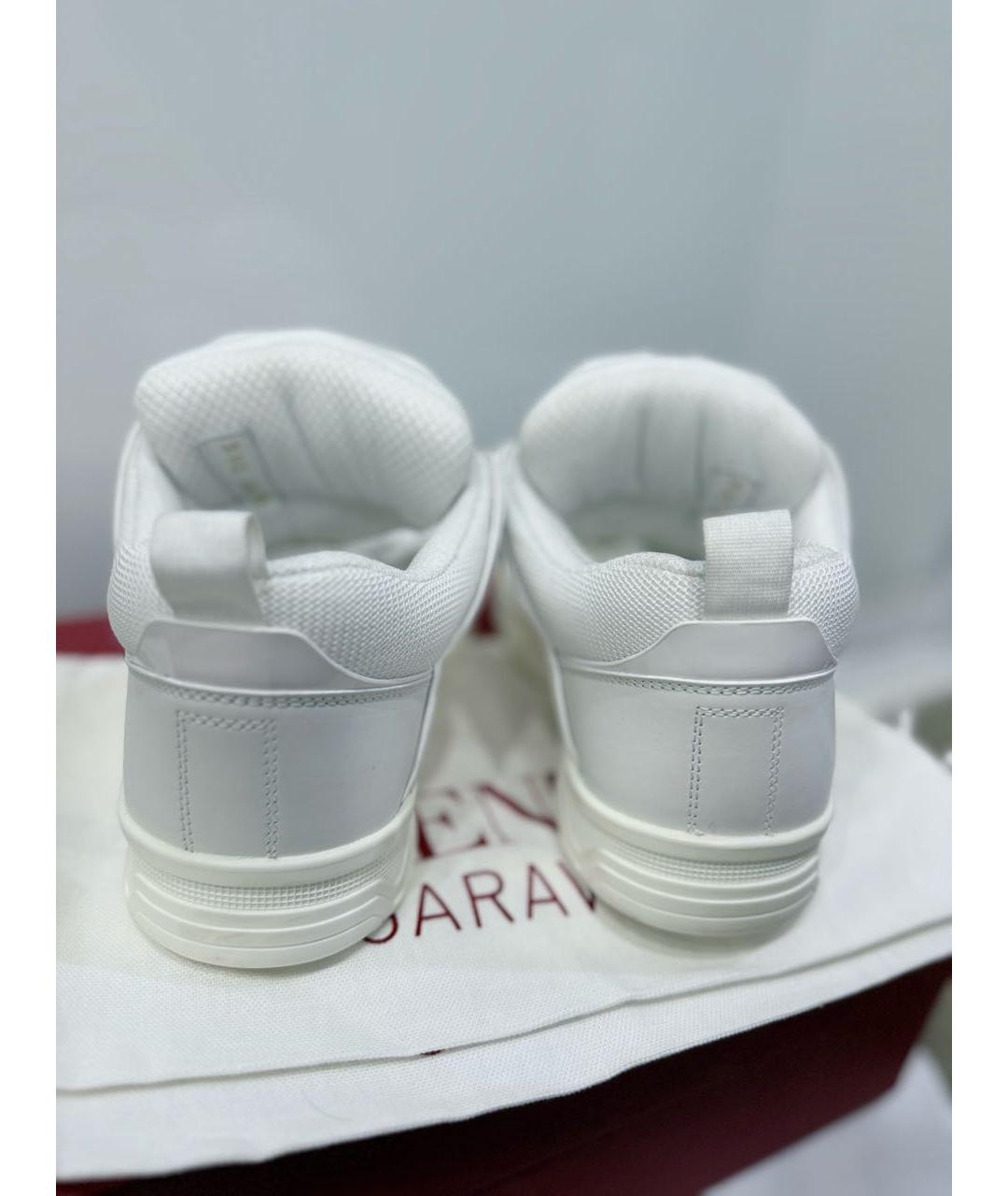 VALENTINO Белые кожаные кеды, фото 4