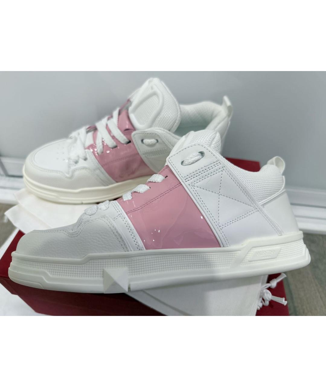 VALENTINO Белые кожаные кеды, фото 5