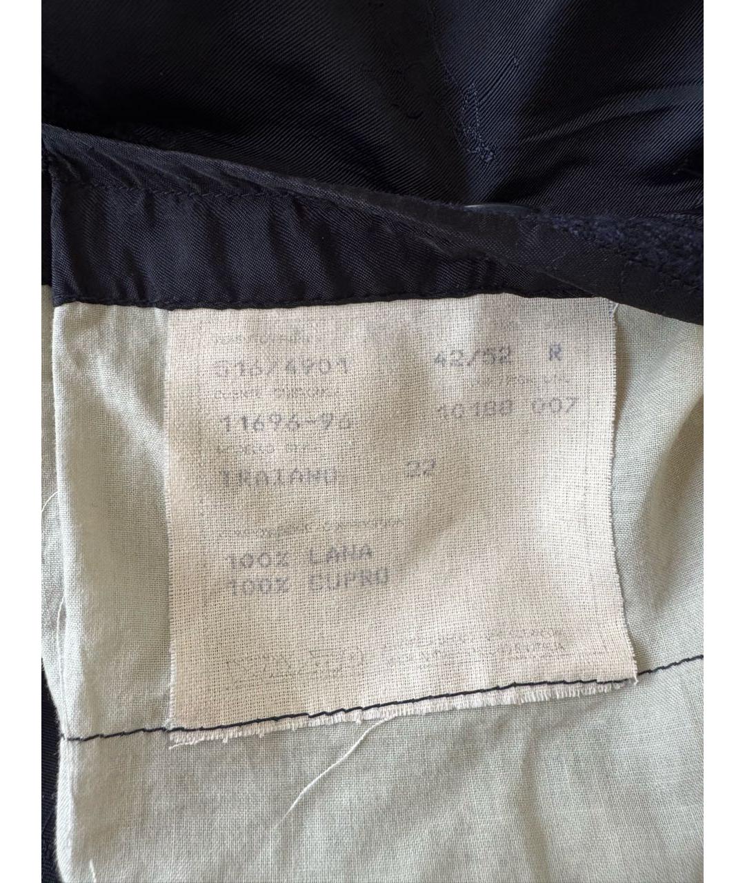 BRIONI Темно-синий шерстяной пиджак, фото 4