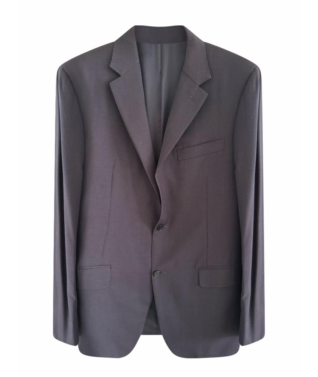 CANALI Темно-синий шерстяной пиджак, фото 1