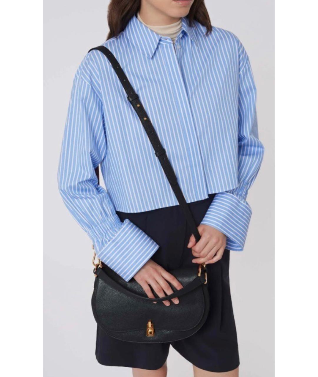 COCCINELLE Черная кожаная сумка через плечо, фото 4