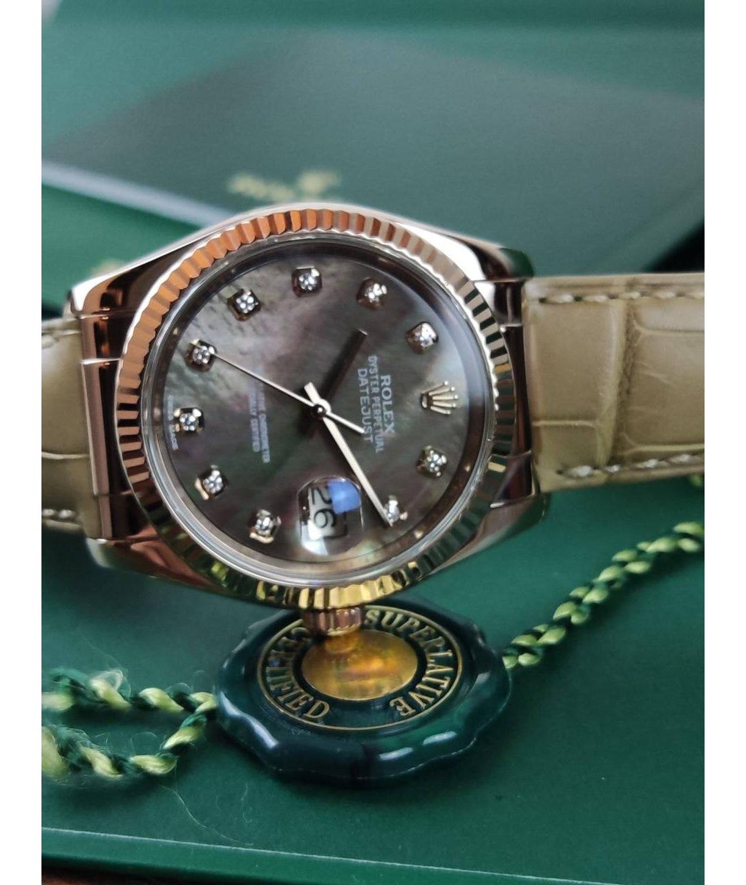 ROLEX Золотые часы из розового золота, фото 4