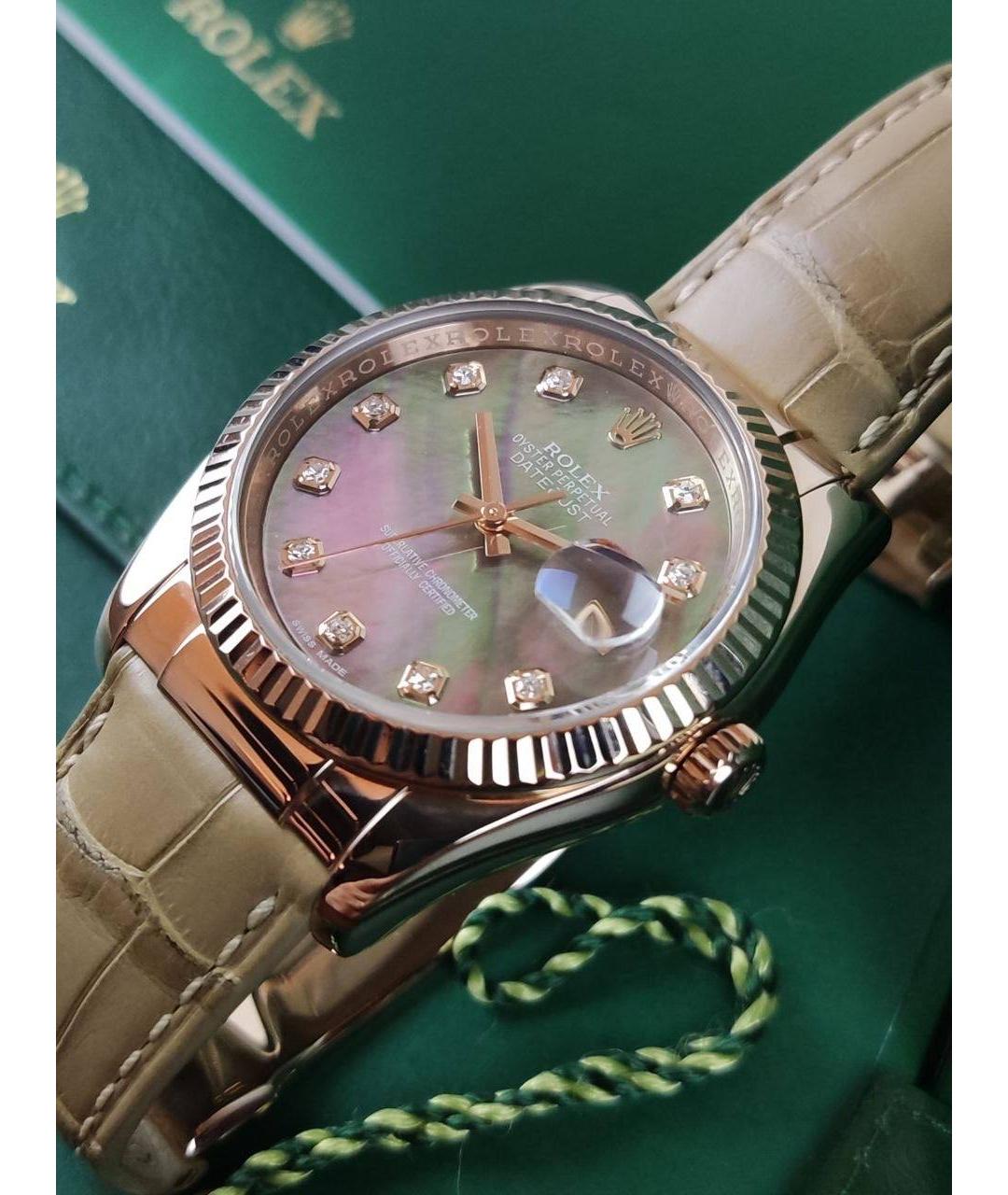 ROLEX Золотые часы из розового золота, фото 3