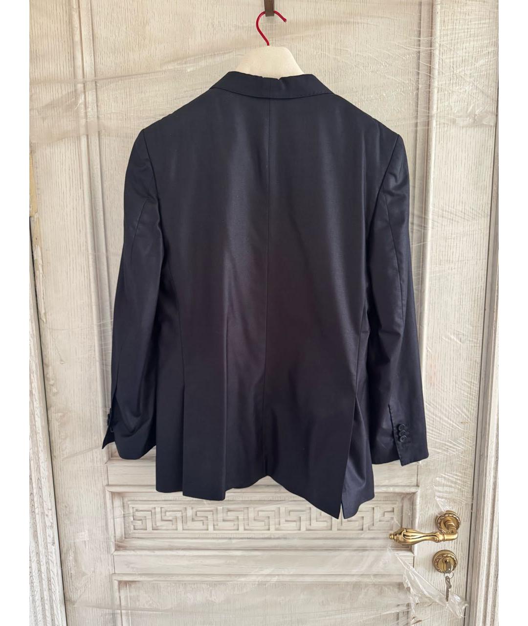 KITON Темно-синий шерстяной пиджак, фото 2