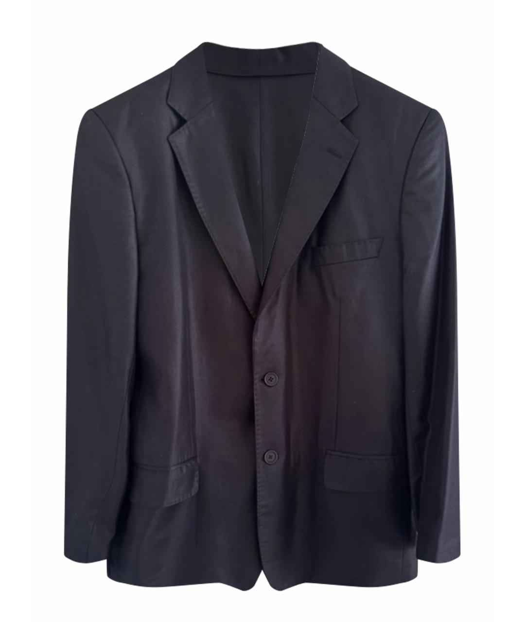 KITON Темно-синий шерстяной пиджак, фото 1